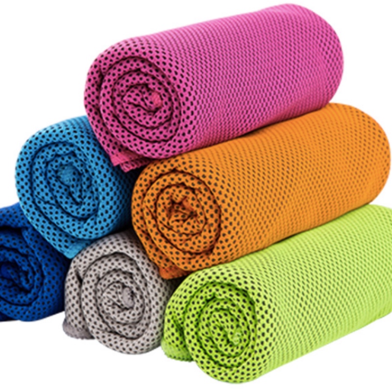 Hombres o mujeres Toallas de enfriamiento Deporte de hielo Toalla de enfriamiento de la toalla de microfibra para el gimnasio de yoga Camping del viaje al aire libre